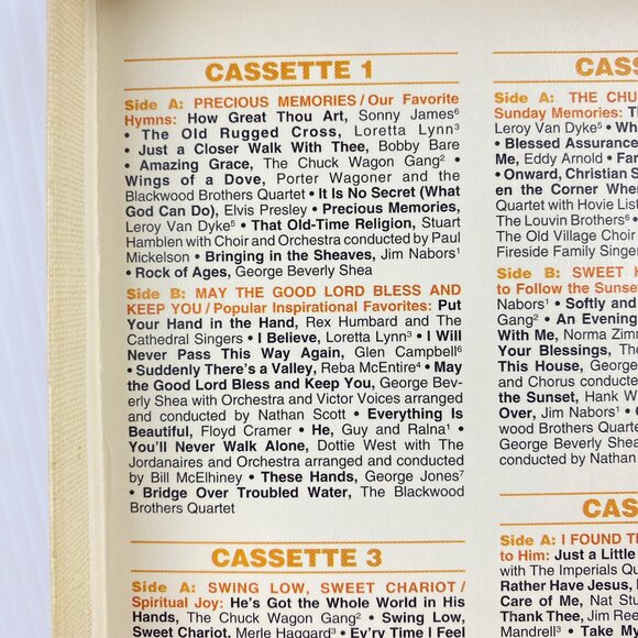 Readers Digest Treasury of Country Inspirational Favorites 4 Cassette Boxed Set - Picture 7 of 10